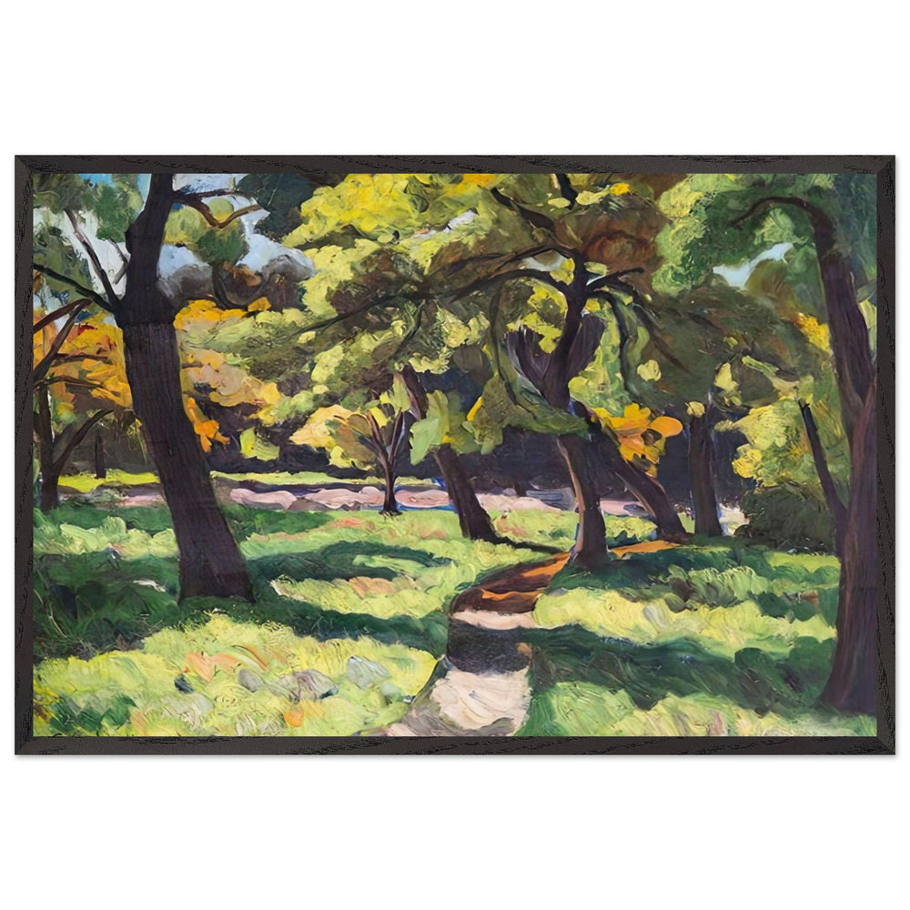 Park by Scheiber Hugó, framed poster