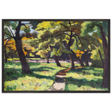 Park by Scheiber Hugó, framed poster