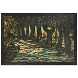 Park, Scheiber Hugó by Olaj Papírlemez 47.5x69 cm, framed poster, view 2