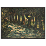 Park, Scheiber Hugó by Olaj Papírlemez 47.5x69 cm, framed poster, view 3