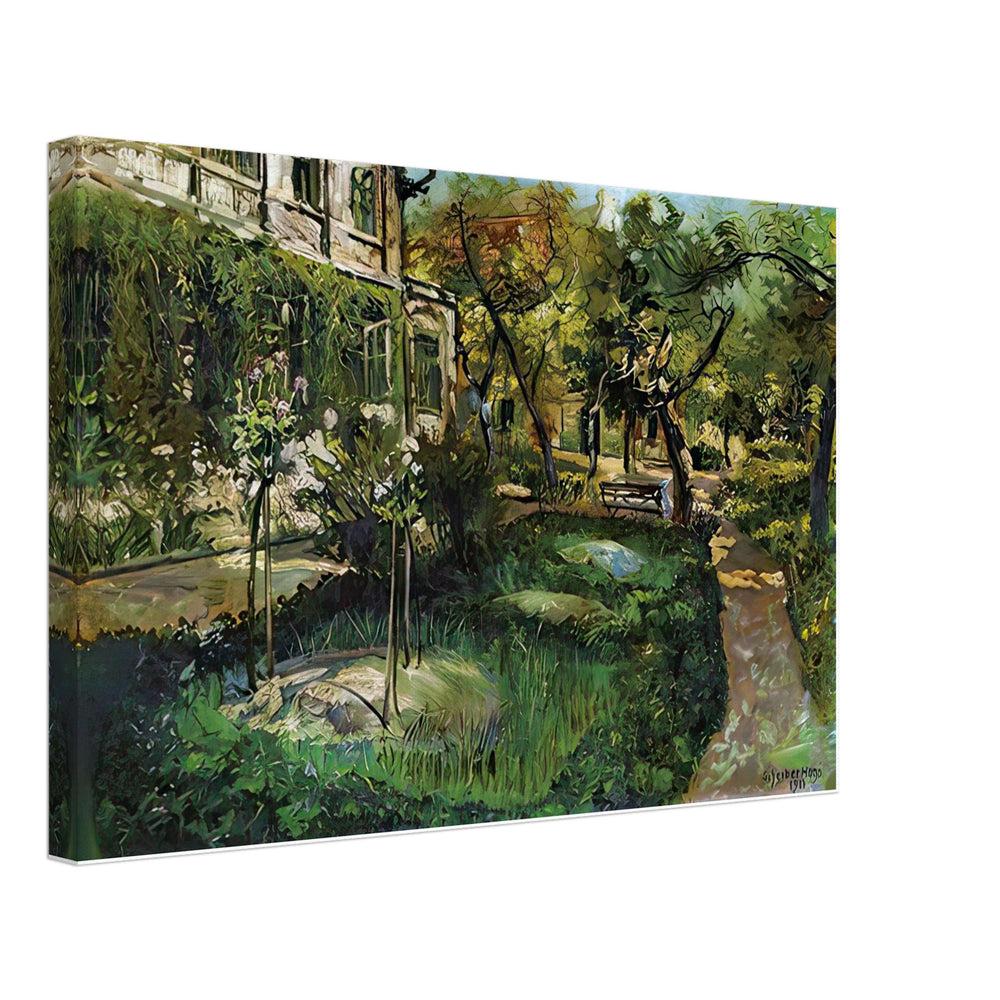 Parkban 1917 by Scheiber Hugó, canvas