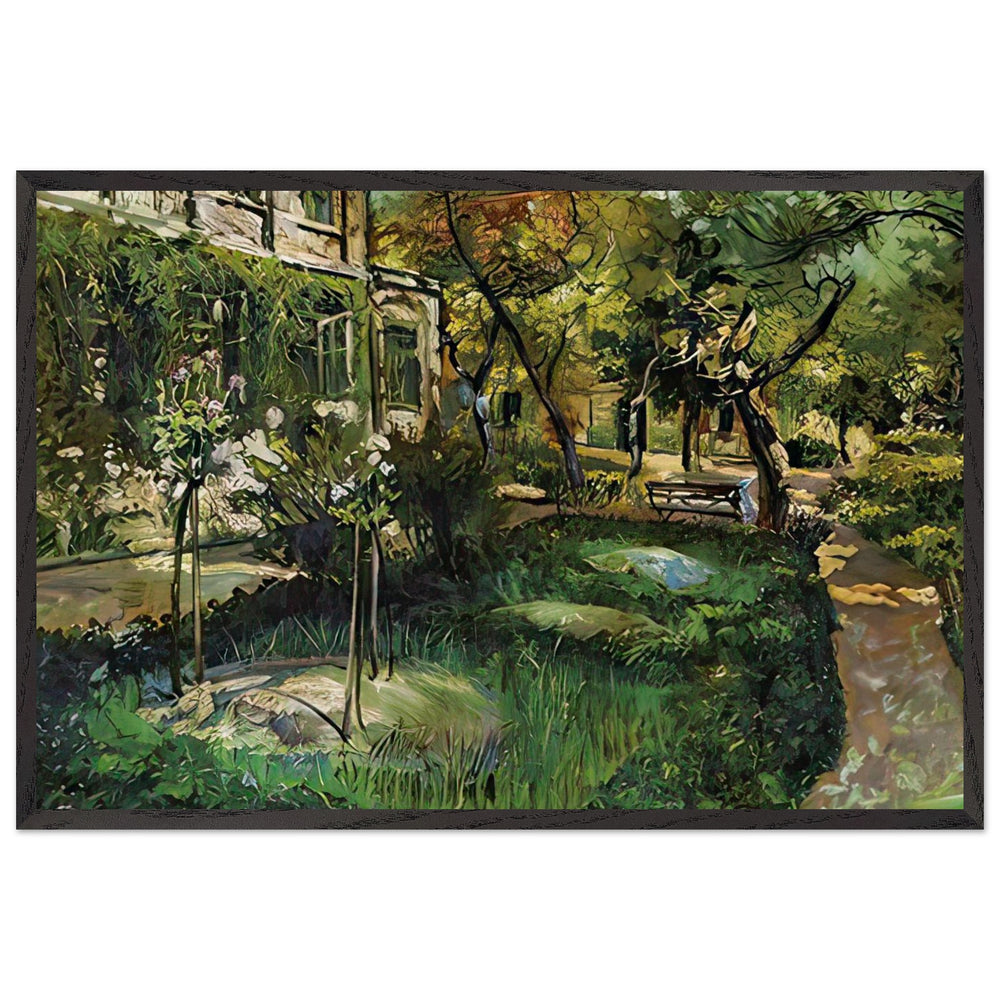 Parkban 1917 by Scheiber Hugó, framed poster