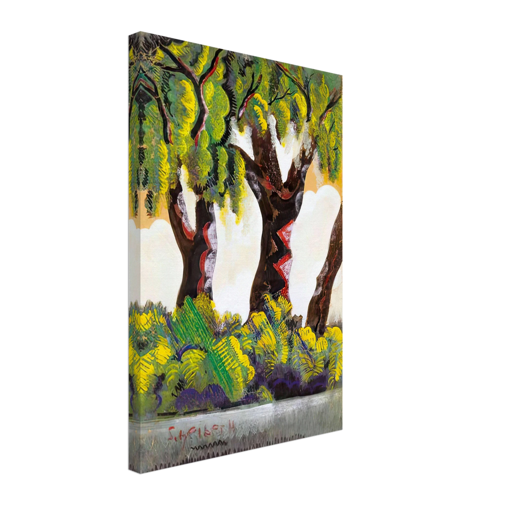 Parkban by Scheiber Hugó, canvas