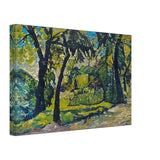 Parkrészlet by Scheiber Hugó, canvas, view 2