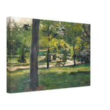 Parkrészlet by Scheiber Hugó, canvas, view 2