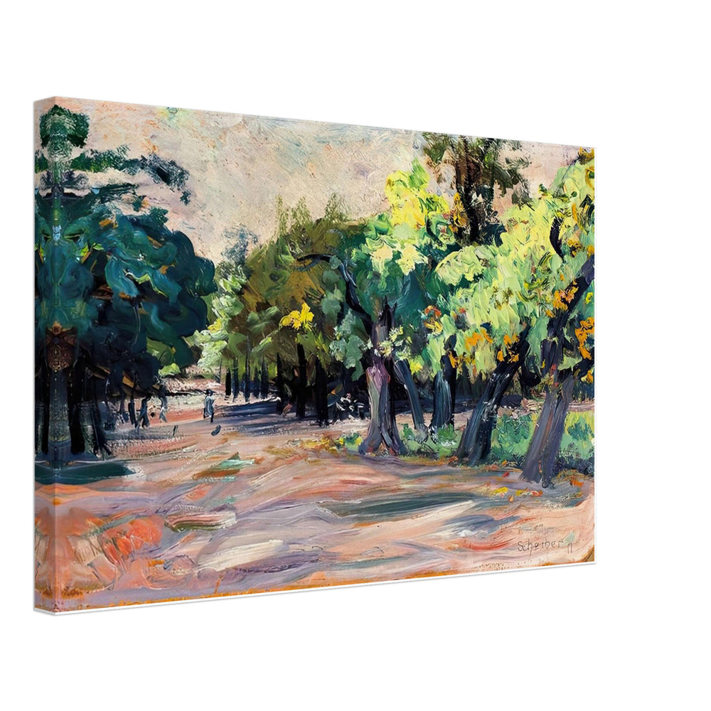 Parkrészlet by Scheiber Hugó, canvas