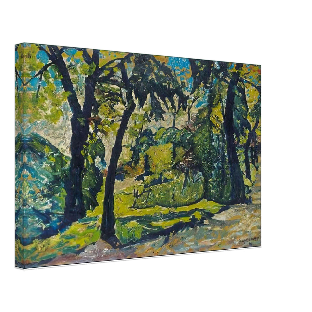 Parkrészlet by Scheiber Hugó, canvas