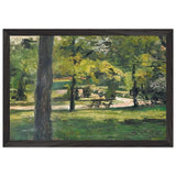 Parkrészlet by Scheiber Hugó, framed poster, view 2