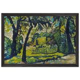Parkrészlet by Scheiber Hugó, framed poster, view 2