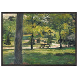 Parkrészlet by Scheiber Hugó, framed poster, view 3