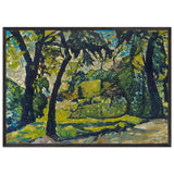 Parkrészlet by Scheiber Hugó, framed poster, view 3