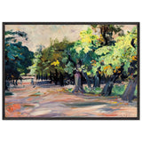 Parkrészlet by Scheiber Hugó, framed poster, view 3