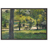 Parkrészlet by Scheiber Hugó, framed poster