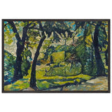 Parkrészlet by Scheiber Hugó, framed poster
