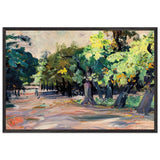 Parkrészlet by Scheiber Hugó, framed poster
