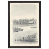 Part of Izvara Lake by Nicholas Roerich, framed poster, view 2