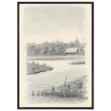 Part of Izvara Lake by Nicholas Roerich, framed poster, view 3