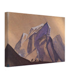 Pass. Tempest. Secret path. by Nicholas Roerich, canvas, view 2