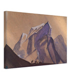 Pass. Tempest. Secret path. by Nicholas Roerich, canvas