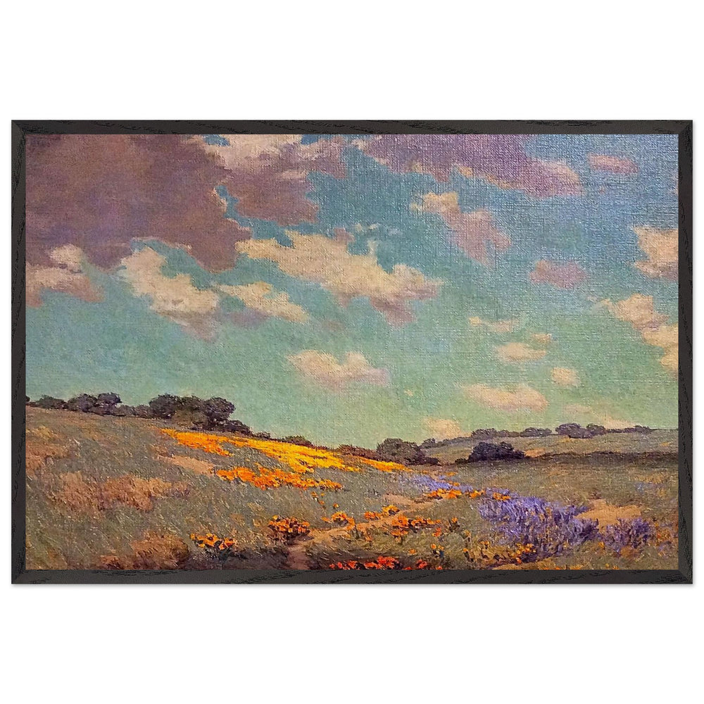 Patch of Poppies by Granville Redmond, framed poster