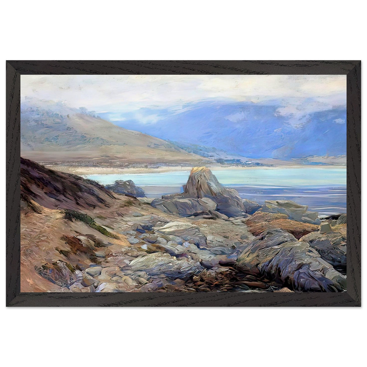 Path along the Shore by Guy Rose, framed poster, view 2