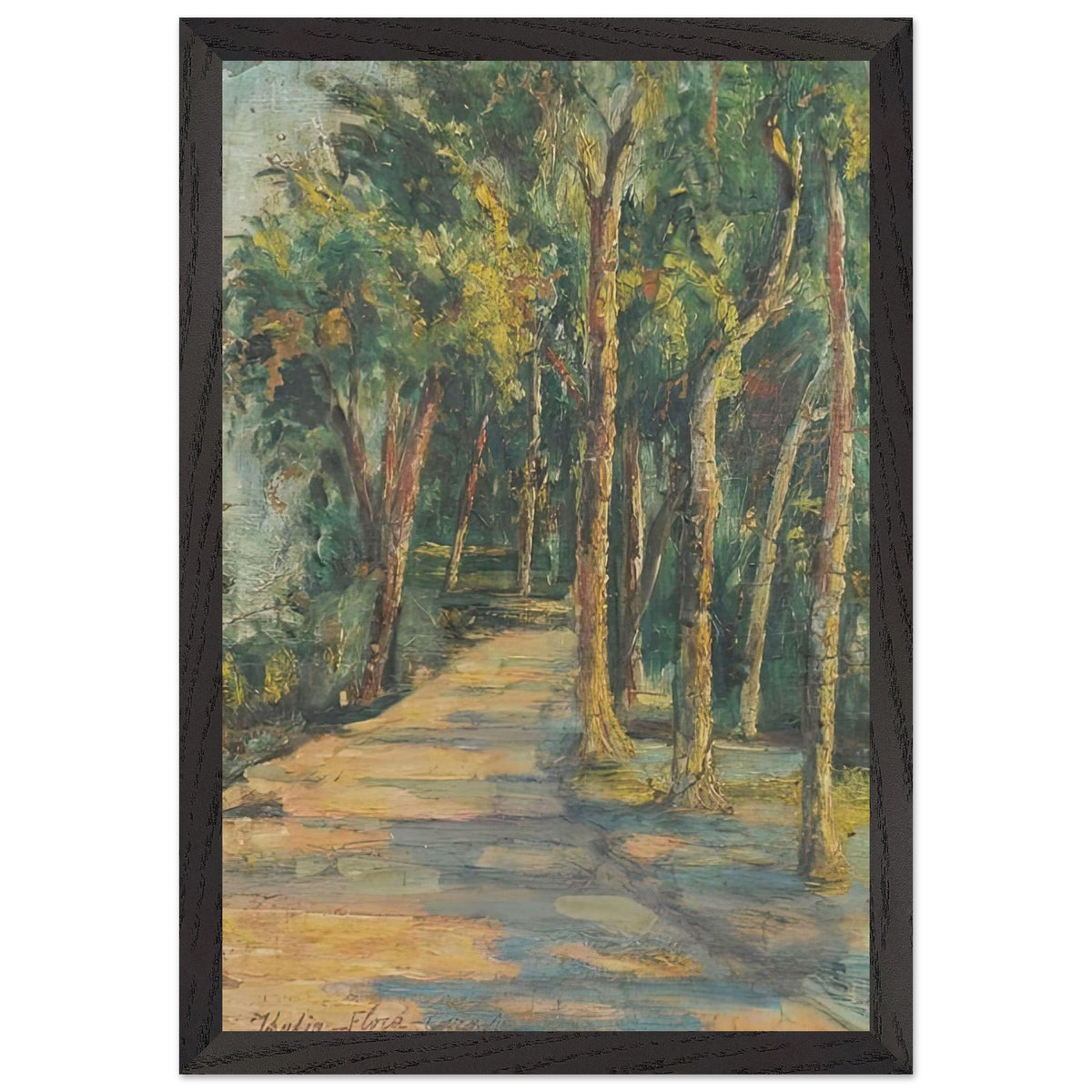 Path in the Forest by Thalia Flora-Karavia, framed poster, view 2