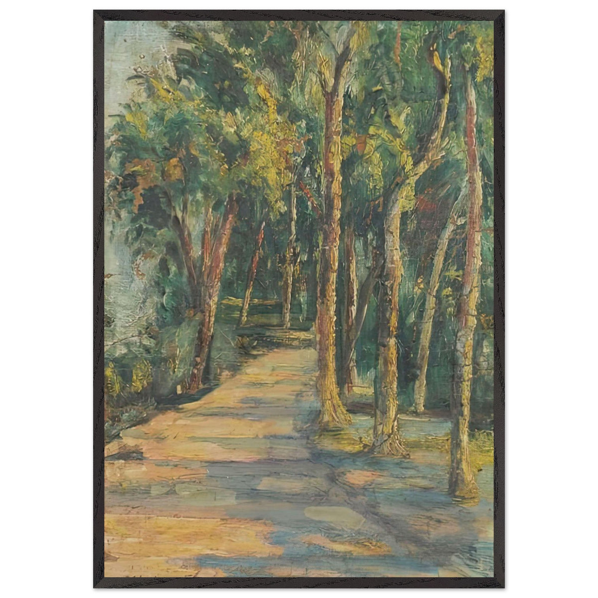 Path in the Forest by Thalia Flora-Karavia, framed poster, view 3