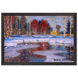 Pavasaris by Vilhelms Purvitis, framed poster, view 2