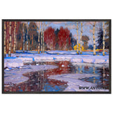 Pavasaris by Vilhelms Purvitis, framed poster