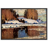 Pavasaris by Vilhelms Purvitis, framed poster