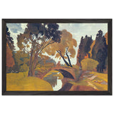 Pavlovsk. Novosilviysky Bridge by Anna Ostroumova-Lebedeva, framed poster, view 2