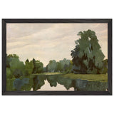 Pavlovsk. Rozopavilonny pond by Anna Ostroumova-Lebedeva, framed poster, view 2