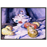 Pears and Bowl by Samuel Peploe, framed poster, view 3