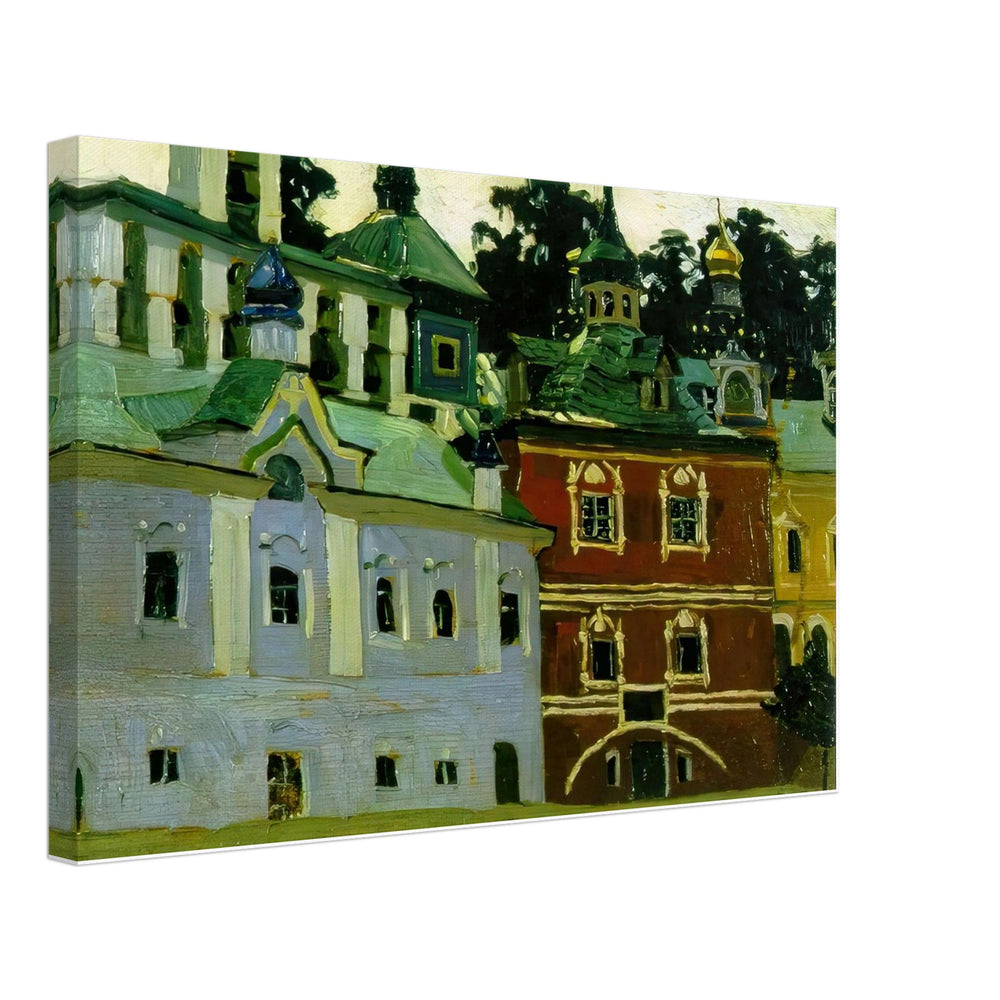 Pechora. General View of the Courtyard by Nicholas Roerich, canvas