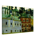 Pechora. General View of the Courtyard by Nicholas Roerich, canvas