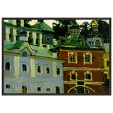 Pechora. General View of the Courtyard by Nicholas Roerich, framed poster, view 3
