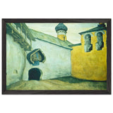 Pechora Monastery by Nicholas Roerich, framed poster, view 2