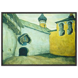 Pechora Monastery by Nicholas Roerich, framed poster, view 3