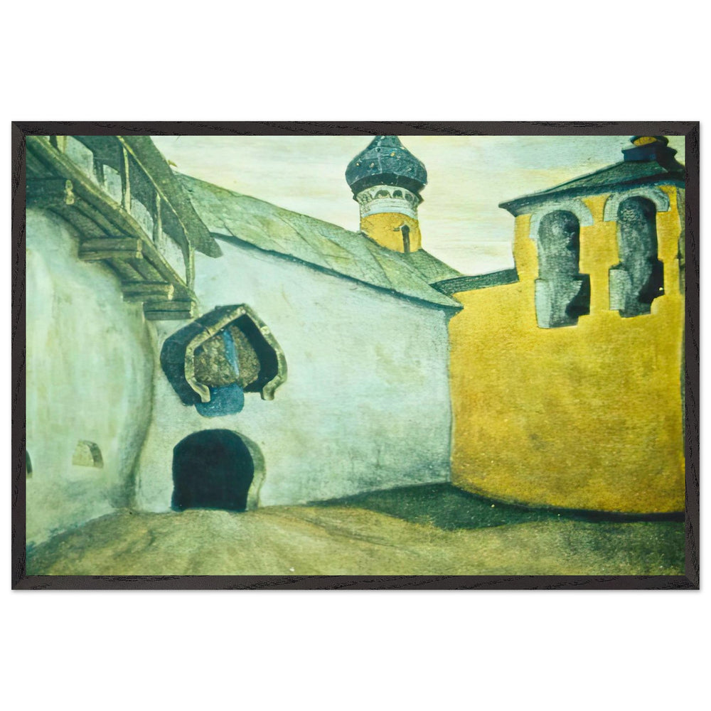 Pechora Monastery by Nicholas Roerich, framed poster