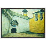 Pechora Monastery by Nicholas Roerich, framed poster