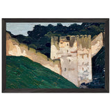 Pechora. Monastery Walls and Towers by Nicholas Roerich, framed poster, view 2