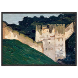 Pechora. Monastery Walls and Towers by Nicholas Roerich, framed poster, view 3