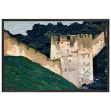 Pechora. Monastery Walls and Towers by Nicholas Roerich, framed poster