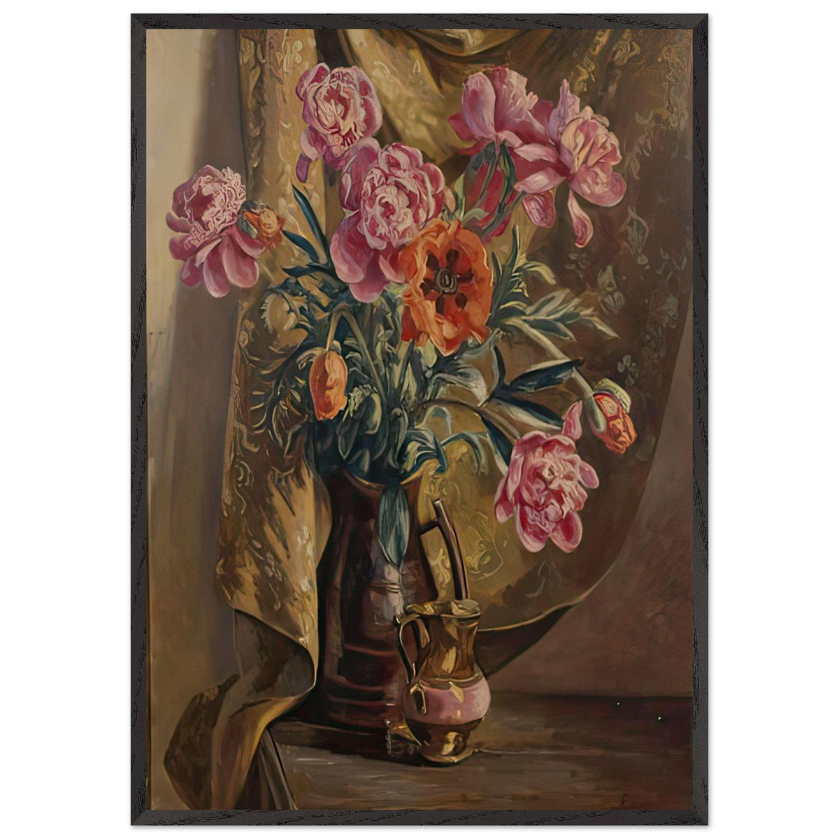 Peonies and Poppies by Roger Fry, framed poster, view 3