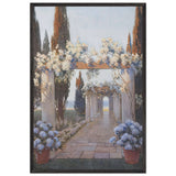Pergola by Albert Herter, framed poster