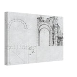 Perspectivist Study by Albrecht Durer, canvas, view 2