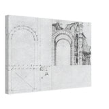 Perspectivist Study by Albrecht Durer, canvas