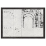 Perspectivist Study by Albrecht Durer, framed poster, view 2