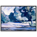 Perthshire Landscape by Samuel Peploe, framed poster, view 3