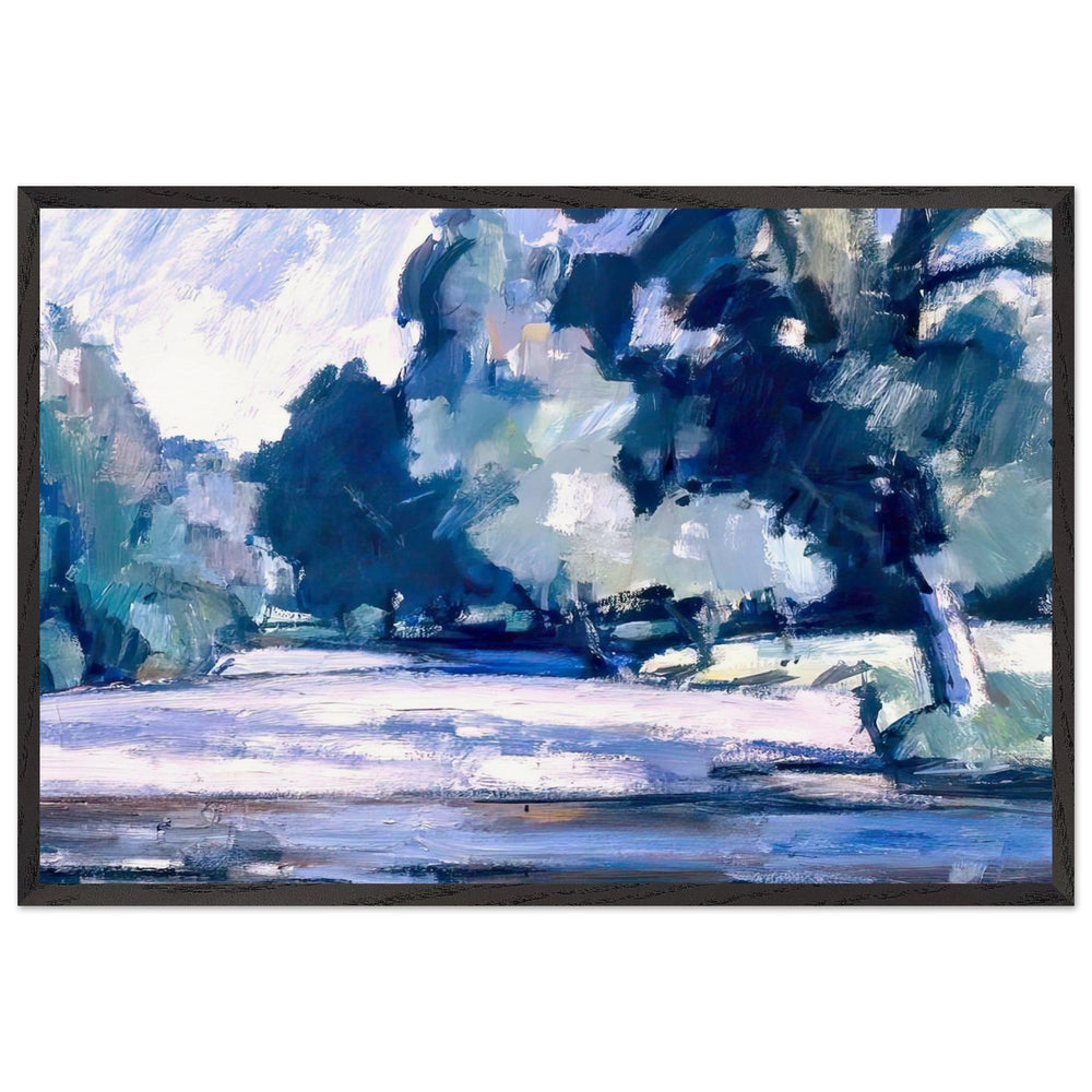 Perthshire Landscape by Samuel Peploe, framed poster
